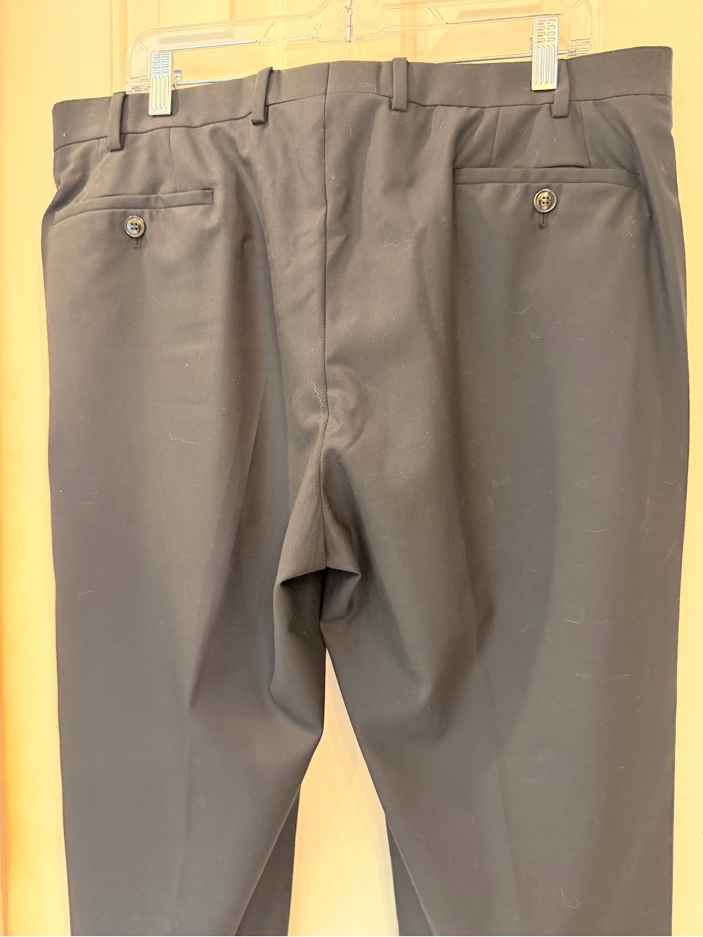Georgie Armani Men's Classic Black Dress Pants, 100% Super Lana 180s, Sz 36 x 34 - Picture 7 of 16